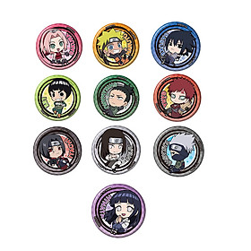 Combo 10 huy hiệu cài áo NARUTO - TRUYỀN THUYẾT CỬU VĨ HỒ anime chibi