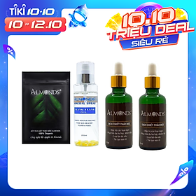 Bộ thảo dược Almonds đánh bay mụn nhanh gấp 3 lần