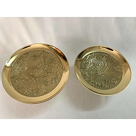 Mua Đĩa Trái Cây Phượng Hoàng Bằng Đồng Cao Cấp Lộc Thành