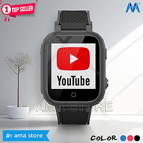 Mua Đồng hồ Thông minh Trẻ em Gắn sim Định vị GPS có ZaIo Google dịch Translate Youtube Zing Mp3 Whatsapp Line Nghe gọi Nhắn tin SMS kết nối Wifi 4G tai nghe loa Bluetooth AMA Smart watch LT21 Android 2023 Hàng nhập khẩu