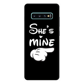 Ốp lưng điện thoại Samsung S10 Plus hình She'S Mine