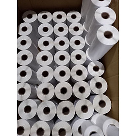 Mua Hàng Cao Cấp - Combo 10 Cuộn Giấy Decal Nhiệt 75mmx100mm In Đơn Hàng Sẵn Keo  In Mã Vận Đơn TMĐT Dài 30m - Hàng Chính Hãng