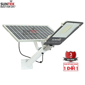 Đèn Đường Năng Lượng Mặt Trời SUNTEK LED Solar Street Light JD-66100 100W - Hàng Chính Hãng