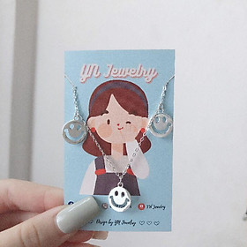 Lắc tay mặt cười bạc cao cấp YN JEWELRY SL