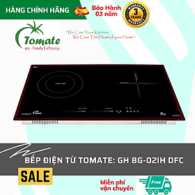 Bếp điện từ GH 8G-02IH DFC. Tomate Tây Ban Nha. Hàng chính hãng