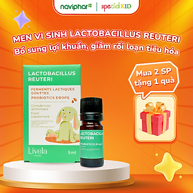 Men vi sinh LACTOBACILLUS REUTERI Bổ sung vi khuẩn có lợi, giảm rối loạn tiêu hoá 5ml