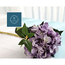 Mua Cành hoa cẩm tú cầu giống thật đến 99%  hoa lụa cao cấp  hoa decor trang trí