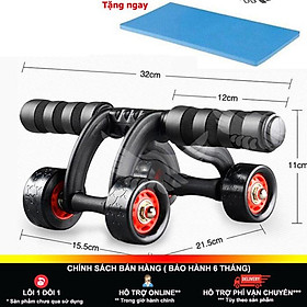Con lăn tập bụng 4 bánh