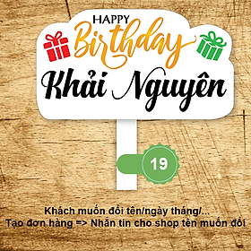 Mua Bảng hashtag sinh nhật MS 19