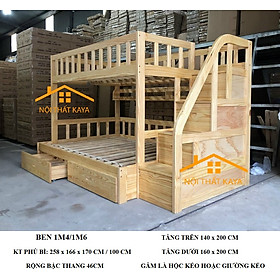 Mua Giường 2 tầng BENA + 2 Hộc Kéo 1m4/1m6