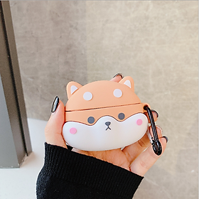 Mua Vỏ bảo vệ bao đựng tai nghe Chó Siba dành cho airpods 3/2/1/pro