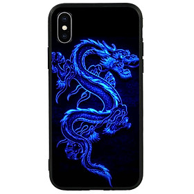 Ốp lưng viền TPU cao cấp cho Iphone X - Dragon 01