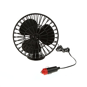 12V Power Mini Car Truck Vehicle Cooling Cool Air Fan Adsorption Summer Gift