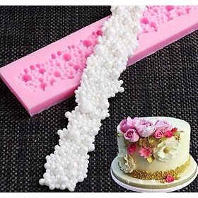 Mua khuôn silicon 3d viền bánh ngọc 22cm