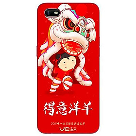 Ốp lưng in cho Oppo A1K Mẫu Múa Lân