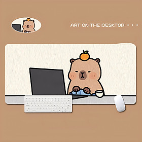 Miếng Lót Chuột Capypara Chuột Lang Nước Kurumi Hoạt Hình Cute Nhiều Size Mouse Pad HotTrend_ Hàng Chính Hãng