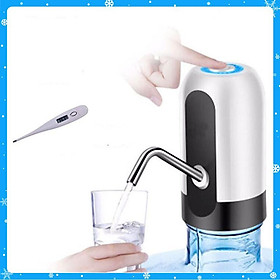 Mua  COMBO  Máy Bơm Nước Uống Tự Động Từ Bình Nước Lọc + Tặng cặp nhiệt độ cho bé - Hàng Chất Lượng