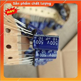 Mua Tụ hoá 500v-10uf 400v-10uf hàng mới cắt cân sẵn như hình
