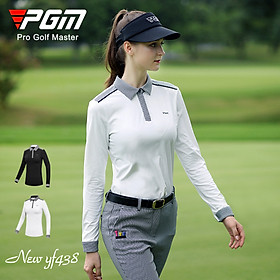 Áo dài tay thu đông nữ thể thao golf nữ- PGM-YF438 - Áo co giãn, đàn hồi, mềm mại, thoải mái khi chơi golf - Giữ ấm tốt mùa thu và mùa đông -Thiết kế đẹp, đường nét tinh xảo - Làm nên sự xinh đẹp và năng động trên sân golf