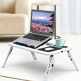 Mua Bàn Laptop Thông Minh Đa Năng  Bàn Để Laptop Gấp Gọn Chế Độ Tản Gió Nút Gấp Thông Minh Tích Hợp Cáp USB - AT119