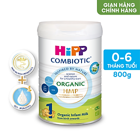 Sữa bột công thức HiPP 1 Organic Combiotic 800g