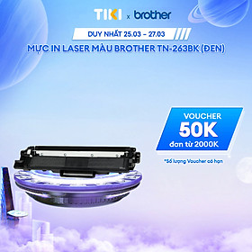 Mua Mực In Cho Máy DCP-L3551CDW  MFC-L3750CDW Brother TN-263BK Toner - Hàng Chính Hãng