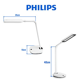 Mua Đèn bàn Philips LED RobotPlus DSK601 RD 13W ánh sáng trung tính 4000K  4 cấp độ sáng