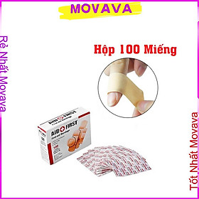 Mua Hộp băng gâu y tế dùng để dán vết thương loại 100 miếng Đủ Size shop Movava - BGYT1
