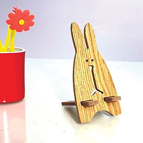 Mua Giá Đỡ Điện Thoại  Máy Tính Bảng Bằng Gỗ MDF Phủ Melamin Hình Con Thỏ Kích Thước 16.5cm x 8.2cm