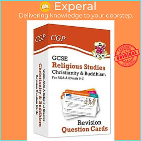 Hình ảnh Sách - New 9-1 GCSE AQA A Religious Studies: Christianity & Buddhism Revision Quest by CGP Books (UK edition, paperback)