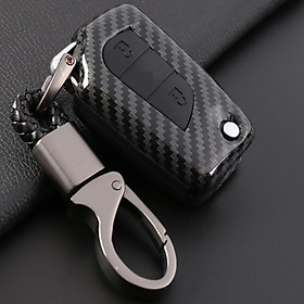 Bao da cacbon cao cấp bọc chìa khóa dành cho hãng xe Toyota
