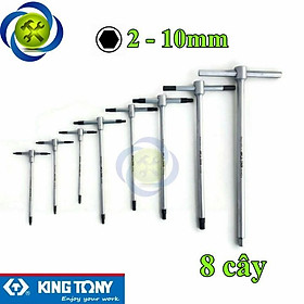 Mua Bộ lục giác T trượt Kingtony 8-1195M 8 cây 2-10mm