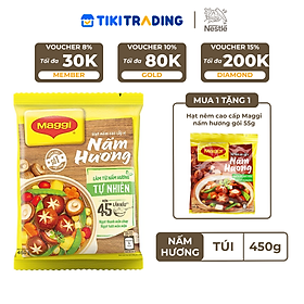 Hạt nêm cao cấp MAGGI vị Nấm Hương gói 450g