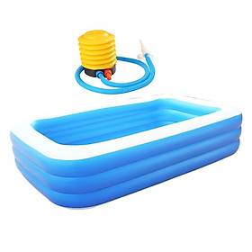 Inflatable   Swimming   Pool   Portable   Garden   Swim   Bathtub   w /
