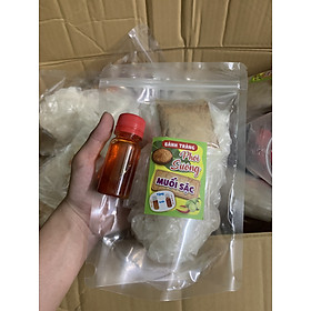 Mua Bánh Tráng Phơi Sương Muối Sặc + Sốt Tắc + Sốt Sate