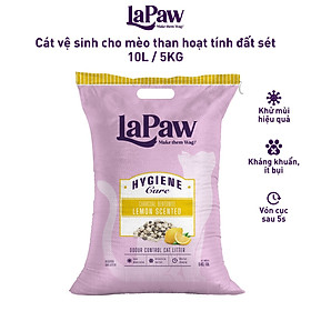 CÁT VỆ SINH ĐẤT SÉT LAPAW CHO MÈO TÚI 10L - BAO BÌ MỚI