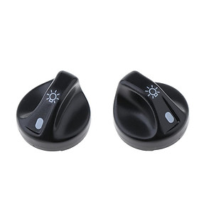 2 Pieces Car Head  Lamp Switch Knob for    Heritage 2004