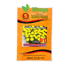Mua Hạt Giống Vạn Thọ Mỹ F1 Cao Lỡ Vàng Chanh Super B1 Bông To - Vuông - Siêu Cổ Lùn