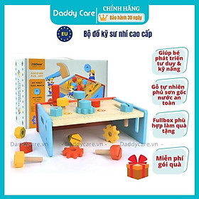 Bộ đồ chơi kỹ sư bằng gỗ Tool Bench set Mideer bộ đồ chơi nhà hướng nghiệp