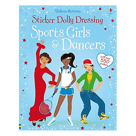 Usborne Sticker Dolly Dressing : Sports Girls and Dancers (bind up)
