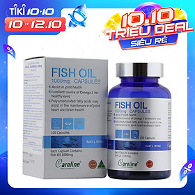 Thực phẩm bảo vệ sức khỏe Careline salmon fish oil 1000mg