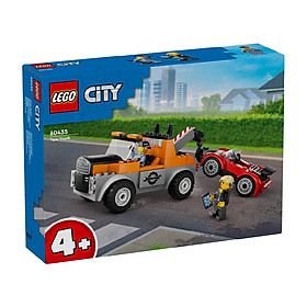 Đồ Chơi Lắp Ráp Xe Tải Đầu Kéo Và Xe Thể Thao LEGO CITY 60435 (101 chi tiết)