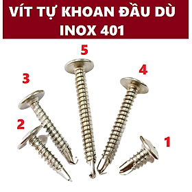 Mua Vít đầu dù tự khoan inox 401