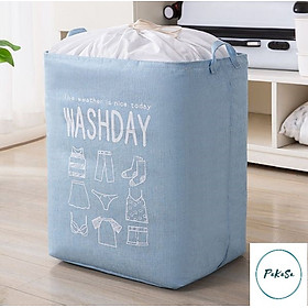 Túi , Giỏ Đựng Quần Áo , Chăn Mền Chất Liệu Bạt Dày Dặn Chống Thấm Nước WASHDAY - Chính Hãng