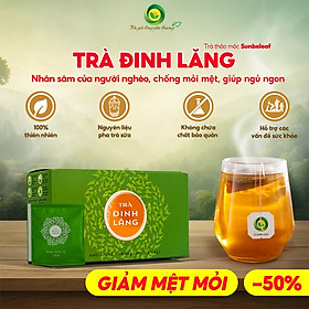 Trà Đinh Lăng Sunbeleaf - Giúp Ngủ Ngon, Giảm Mệt Mỏi, Cải Thiện Trí Nhớ Và Tuần Hoàn Máu - Hộp 20 Gói