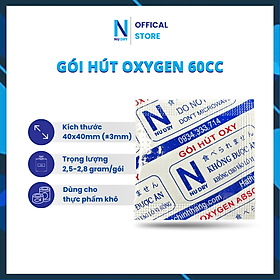 Gói hút ẩm Thực phẩm Oxygen 60cc NU DRY ( Hàng Chính Hãng ) dùng cho Bánh Trung Thu,các loại bánh, cá khô