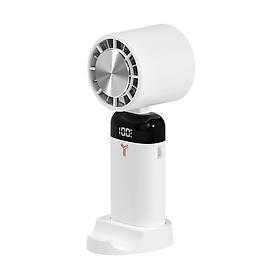 Quạt cầm tay tích điện đá lạnh S3213, mini sạc điện nhỏ gọn, công nghệ mới bán dẫn ngưng tụ sương nước, pin lớn đến 16h, hàng chính hãng - Màu Tr