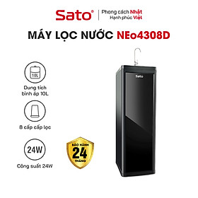 Máy lọc nước Sato Neo1 NEo4308D 8 cấp lọc vượt trội, lọc sạch, bổ sung khoáng chất. Kiểu dáng thiết kế đột phá, tinh tế, sang trọng - Miễn phí vận chuyển toàn quốc - Hàng chính hãng