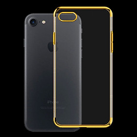 Ốp lưng cho Iphone 7/8 - Ốp dẻo viền mạ màu ánh kim - Hàng Chính Hãng