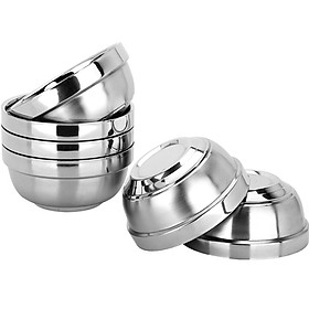 Bộ 6 Bát Inox 2 Lớp Cách Nhiệt Maxcook MCWA-011 (12cm)